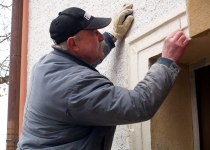 Arbeiten am Pilgerquartiereingang Foto S.Adaschkiewitz Jpg
