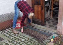 Einmal jährlich den Abtreter reinigen - Herbstputz (Oktober 2021) | Foto: Siegfried Adaschkiewitz