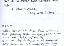 Neues Gästebuch im Refugium (3)
