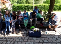 Pilgerschüler aus der Freien Alternativschule Dresden (Juni 2016) | Foto: Siegfried Adaschkiewitz