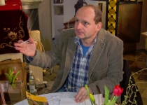 Lesung mit Thomas Nitzschke: Ich bleib lieber hier – Auf dem Jakobsweg durch Sachsen (17.03.2013) | Foto: Holger Simmat